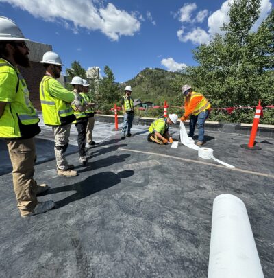 HCR Roofing Experts at Work