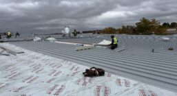 Commercial Roof Being Installed in Denver