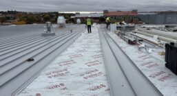 Commercial Roof Being Installed in Denver