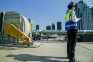 professional roof inspection to prevent warehouse roof leaks