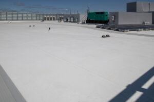 hospital with a PVC roofing system