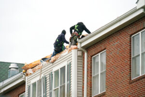 roof repairs performed on a multifamily apartment building