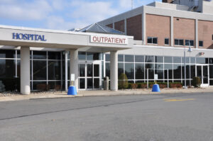 hospital in need of roof replacement